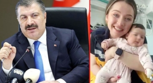 Acil tıp teknikeri Büşra terk edilmiş bebeğe sütannelik yaptı, sonra da ismini koydu: Bakan Koca o anları paylaştı