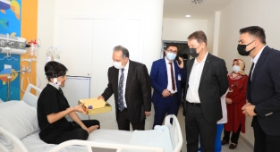 BAŞKAN YALÇIN'DAN 'KANKA'YA 23 NİSAN ZİYARETİ