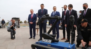 Bomba imha robotu Kütahya'da görücüye çıktı!