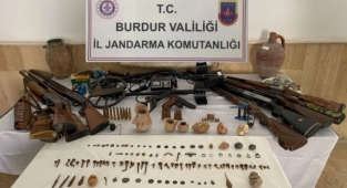 Burdur'da 119 adet muhtelif tarihi eser ele geçirildi