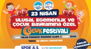 BÜYÜKŞEHİR’DEN 23 NİSAN’DA ÇOCUKLARA ÖZEL FESTİVAL