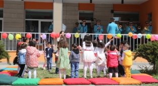 BÜYÜKŞEHİR KÜTÜPHANELERİNDE MİNİKLER DOYASIYA EĞLENDİ