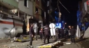 Gaziantep'te bir iş yerinde 4 adet sanayi tüpü patladı: Ortalık savaş alanına döndü