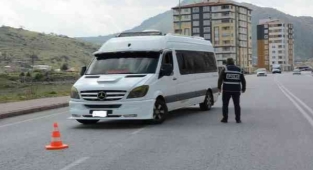 Kayseri'de 31 araca 56 bin TL ceza uygulandı