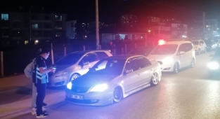 Trafik denetiminde 10 sürücü cezadan kaçamadı