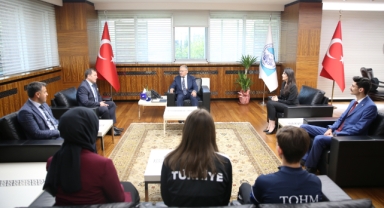 BAŞKAN BÜYÜKKILIÇ’A GENÇLİK HAFTASI VE SOSYAL GÜVENLİK HAFTASI ZİYARETLERİ