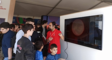 Büyükşehir bilim merkezi, Azerbaycan Teknofest'te yerini aldı
