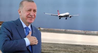 Cumhurbaşkanı Erdoğan, Rize-Artvin Havalimanı'nın açılışında konuşuyor