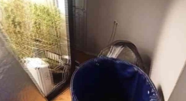Kayseri'nin en büyük uyuşturucu üretim yeri olduğu değerlendirilen ev görüntülendi