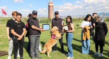 Kayseri Nuh Naci Yazgan Üniversitesi'nde 2022 Bahar Şenlikleri'nde 3 köpek gösterisi yapıldı jandarma tarafından