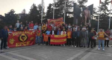 Kayserililerden final maçında destek