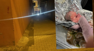 Sokakta doğurduğu bebeğini poşete koyup terk etti