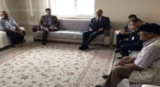 Tomarza protokolü şehit aileleri ile bayramlaştı