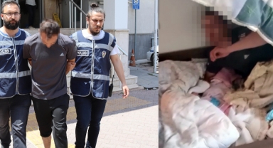 Aranan şahıs bazanın altından çıktı!