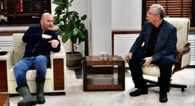 Bakan Soylu ile Mansur Yavaş bir araya geldi! Görüşmedeki detay sosyal medyayı salladı