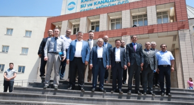 Başkan Büyükkılıç, Vali Çiçek ile Birlikte KASKİ'yi Ziyaret Etti