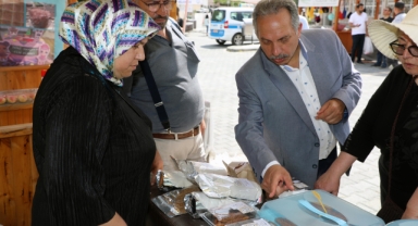 BAŞKAN YALÇIN 'MAHARETLİ ELLER'DE