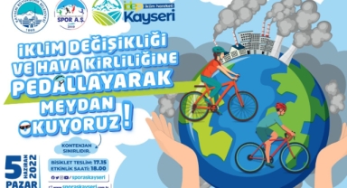 Büyükşehir, iklim değişikliği ve hava kirliliğine pedallayarak meydan okuyor