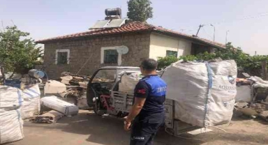Çalınan 60 metrelik iletişim kablosu hurdacıda çıktı