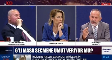 Cemal Enginyurt ile Latif Şimşek TV100 ekranlarında birbirine girdi!