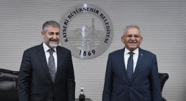 Hazine ve Maliye Bakanı Nebati'den Başkan Büyükkılıç'a Ziyaret