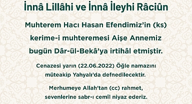 İnnâ Lillâhi ve İnnâ İleyhi Râciûn