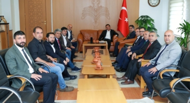 Kayseri Gazeteciler Cemiyeti’nden Vali Gökmen Çiçek’e ziyaret