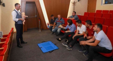 Kayseri Talas Belediye Personeline İlk Yardım Eğitimi!