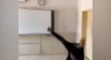 Kur’an-ı Kerim'e tekme atan lise öğrencisi büyük tepki çekti olay görüntüler