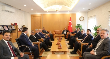 Libya Heyeti’nden Vali Çiçek’e Ziyaret