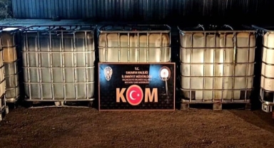 Sakarya'da 5 bin 140 litre gümrük kaçağı petrol ele geçirildi
