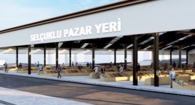 Selçuklu Mahallesi'nde pazar yeri ve sosyal tesisin açılışı yapıldı!