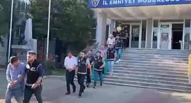 Suç örgütüne büyük darbe: 9 kişi tutuklandı