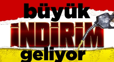 Akaryakıta büyük indirim geliyor!
