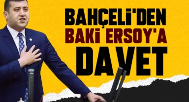 Bahçeli davet etti: Baki Ersoy'a 3 ay sonra partiye dönüş yolu açıldı