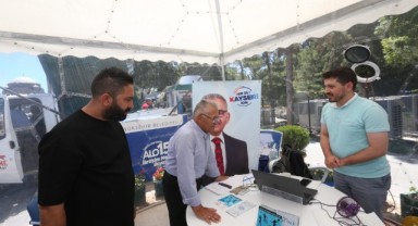 Başkan Büyükkılıç İletişim Küresi'nde