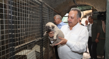 Başkan Yalçın, Patievi'nde Minik Dostlarla