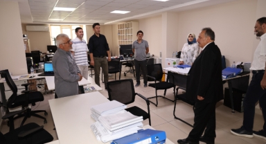 BAŞKAN YALÇIN PERSONELLE BAYRAMLAŞTI