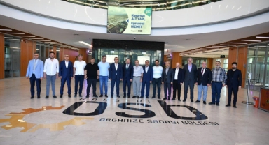 KAYSO Başkanı Büyüksimitçi, Kayseri OSB Başkanı Yalçın'ı ziyaret etti