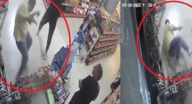 Kurusıkıyla şaka canından ediyordu! Vurulma anı saniye saniye kameraya yansıdı