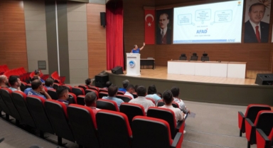 MELİKGAZİ BELEDİYE PERSONELİNE AFAD'DAN UYGULAMALI EĞİTİM