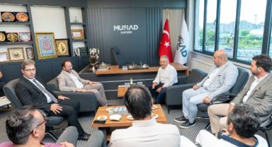 Başkan Büyükkılıç'tan MÜSİAD Kayseri Şubesi'ne Ziyaret