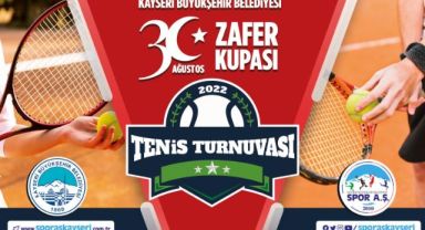 Büyükşehir Spor A.Ş.'den 30 Ağustos Zafer Kupası Tenis Turnuvası