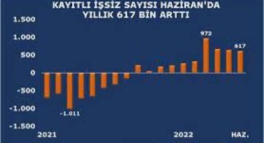 İŞKUR verilerine göre, bir yılda işsiz kalan kişi sayısı 542 bin. İşsizlerin yüzde 36'sı genç