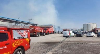 Kayseri Şeker Fabrikası'nda korkutan yangın