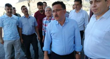 Vali Çiçek, Soğanlı'da incelemelerde bulundu