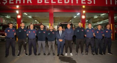 Büyükkılıç, Mersin'de Fedakârca Görev Yapan İtfaiye Erlerini Karşıladı