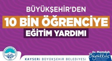 Büyükkılıç'tan 10 Bin Öğrenciye 40 Milyon Tl'lik 'Eğitim' Desteği