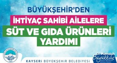 Büyükşehir'in İhtiyaç Sahibi Ailelere Süt Ve Gıda Ürünleri Yardımı Talep Başvuruları Başladı
