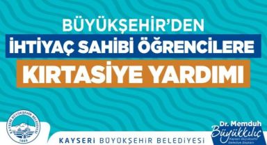 Büyükşehir'in Ulaşım ve Kırtasiye Desteği Başvuruları Bugün Başladı
